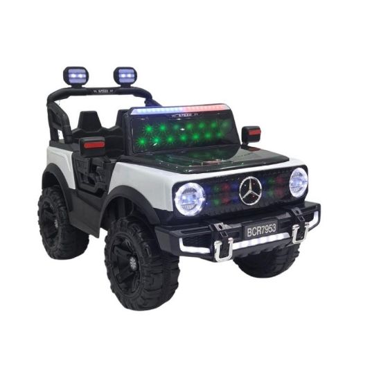 صورة سيارة كهربائية للأطفال تصميم شرطي فاخر